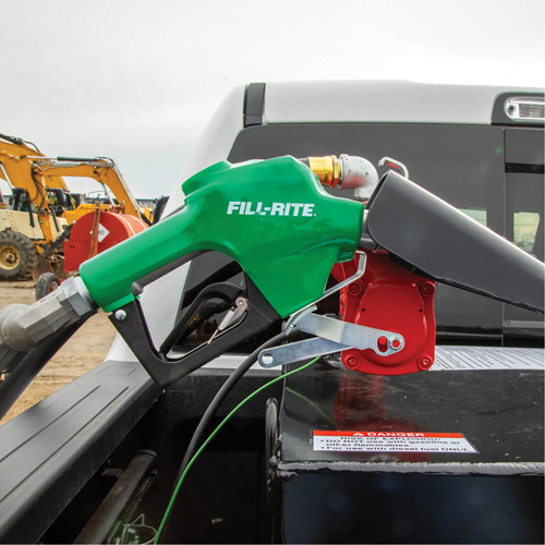 Pistolet de distribution automatique vert pour diesel Les Fournitures Industrielles Méga