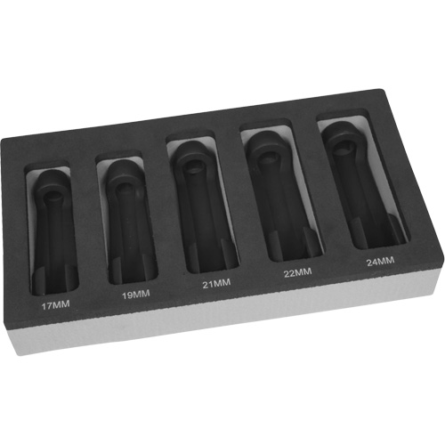 5-Piece Line Socket Set with Foam Tray Les Fournitures Industrielles Méga