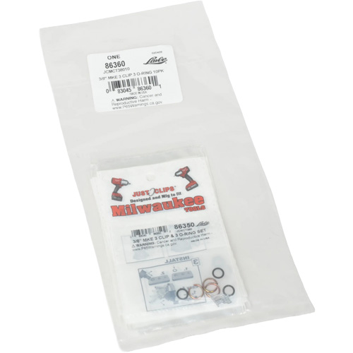 Jeu de clips et joints toriques de 3/8 po pour Milwaukee - en vrac Les Fournitures Industrielles Méga