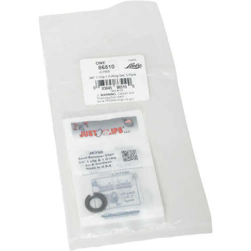 3/4" Clips & O-Rings Set - Bulk Les Fournitures Industrielles Méga