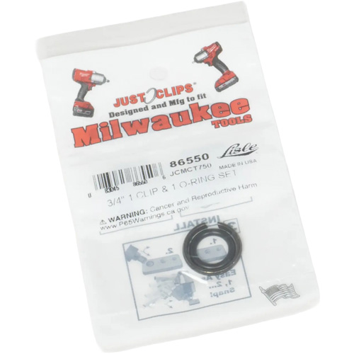 Jeu de clip et joint torique de 3/4 po pour Milwaukee Les Fournitures Industrielles Méga