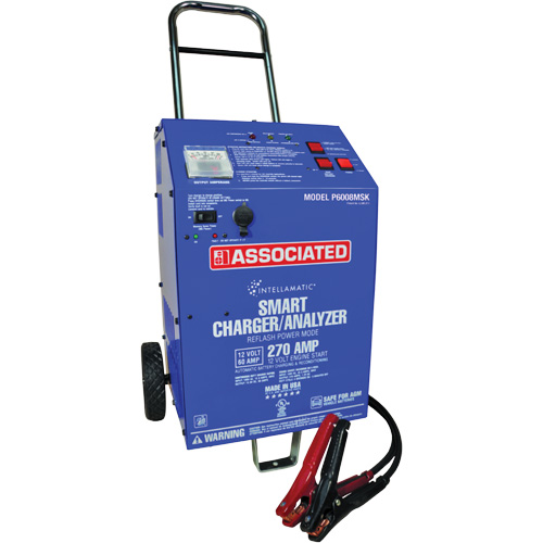 Chargeur de batterie, analyseur & alimentation avec fonction de sauvegarde m&eacute;moire Les Fournitures Industrielles Méga