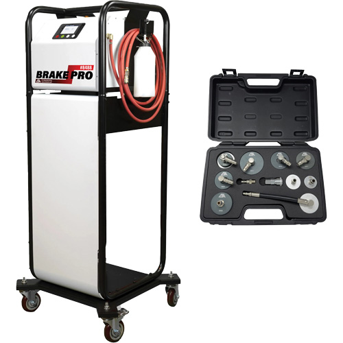 Tall Frame Brake-Pro Pressure Brake Bleeder with Adapters Les Fournitures Industrielles Méga