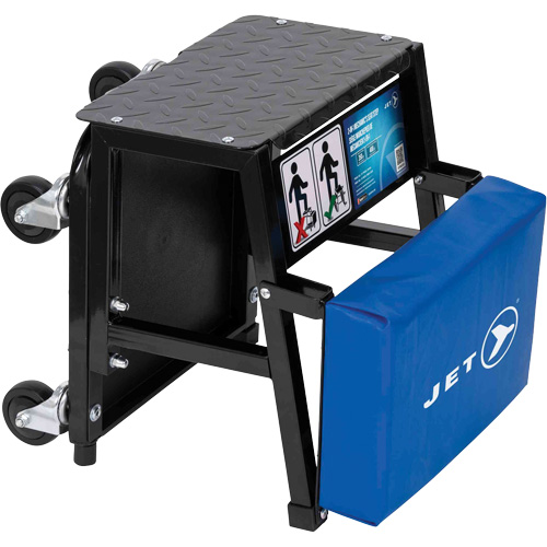 2-in-1 Mechanic's Seat & Step Les Fournitures Industrielles Méga