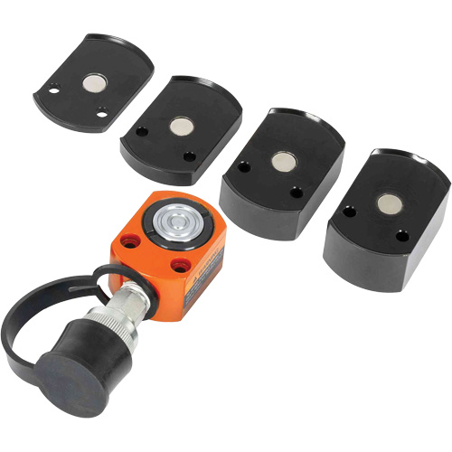 Flat Body Ram Kit with Adapters, 0.24" Stroke, 5 Ton(s) Capacity, 10000 PSI Les Fournitures Industrielles Méga