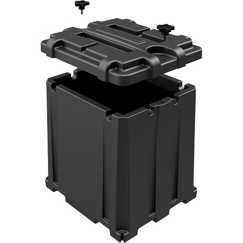 Boîtier pour batteries doubles de groupe L16 Les Fournitures Industrielles Méga