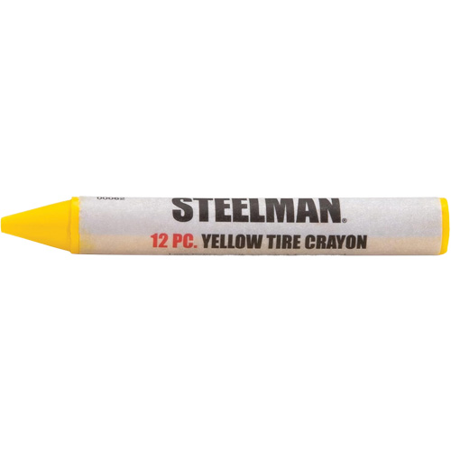 Semi-Permanent Yellow Tire Marking Crayons Les Fournitures Industrielles Méga