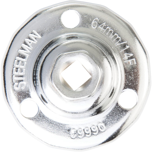 Cl&eacute; &agrave; capuchon pour filtre &agrave; huile 64 mm x 14 cannelures Les Fournitures Industrielles Méga