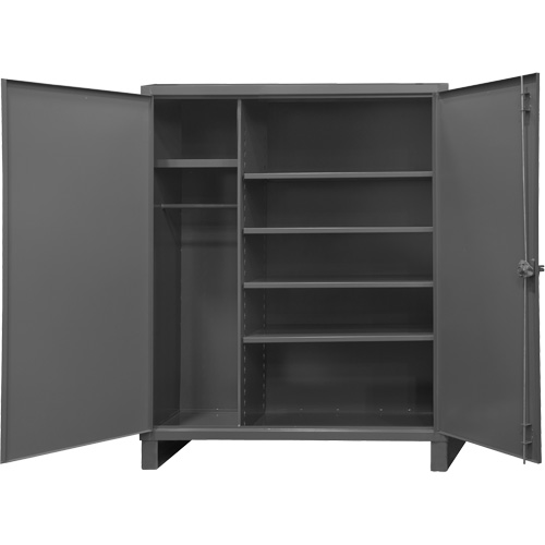 Vestiaire tr&egrave;s robuste, Acier, 60" la x 24" p x 78" h, Gris Les Fournitures Industrielles Méga