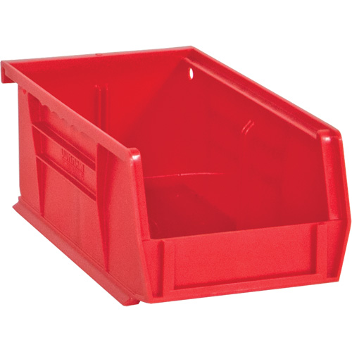 Hook-On Bins, 4" W x 3" H x 7" D, Red, 10 lbs. Capacity Les Fournitures Industrielles Méga