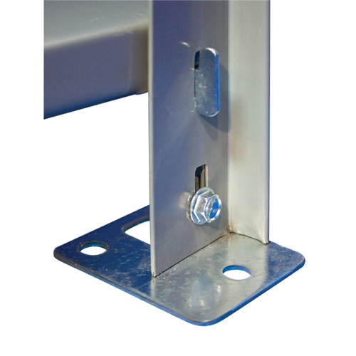 Patte d'assise pour rayonnage enclenchable Interlok Les Fournitures Industrielles Méga