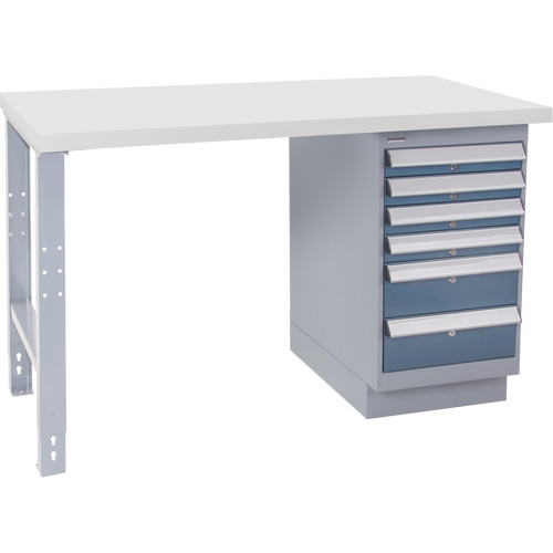 Industrial Duty Workbench, 30" W x 72" D x 34" H, 1000 lbs. Capacity Les Fournitures Industrielles Méga