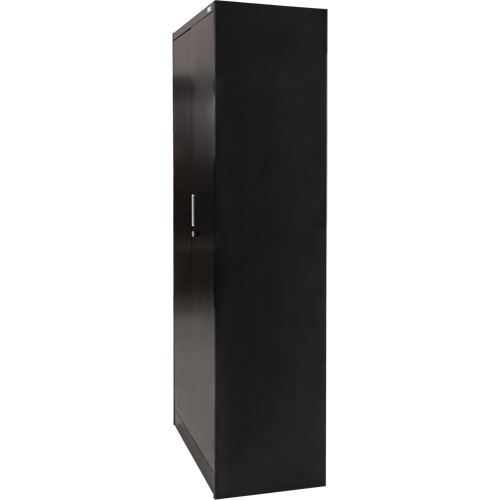 Armoire de rangement Hi-Boy, Acier, 4 Tablettes, 72" h x 36" la x 18" P, Noir Les Fournitures Industrielles Méga