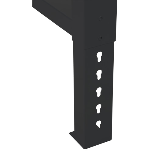 Industrial Duty Leg for Workbench, Steel, 24" D x 34" H, Single Les Fournitures Industrielles Méga