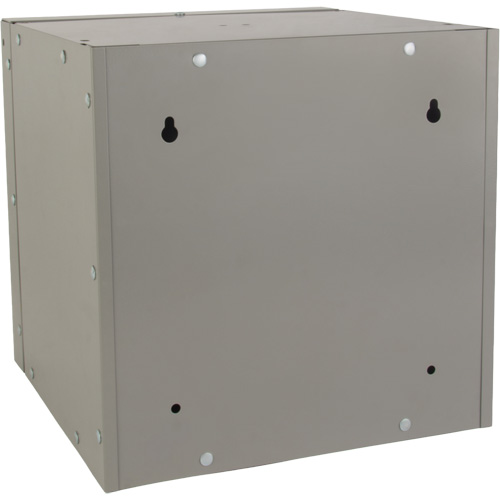 Casier cubique empilable, 12" x 12" x 12", Acier, Gris, D&eacute;mont&eacute; Les Fournitures Industrielles Méga