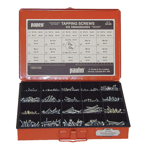 Pan Socket Tapping Screws Assortment Les Fournitures Industrielles Méga