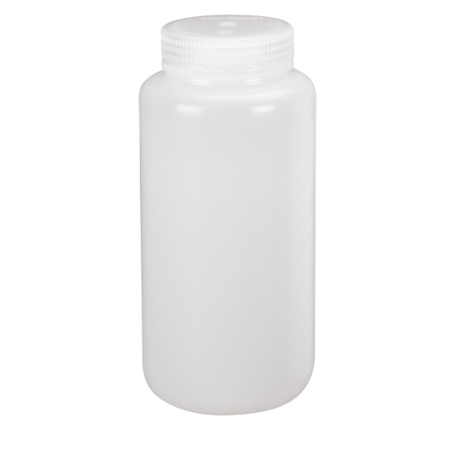 Wide-Mouth Bottles, Round, 8 oz., Plastic Les Fournitures Industrielles Méga