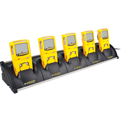 BW GasAlertMicroClip XT Multi-Gas Detectors -Five Unit Cradle Charger Les Fournitures Industrielles Méga