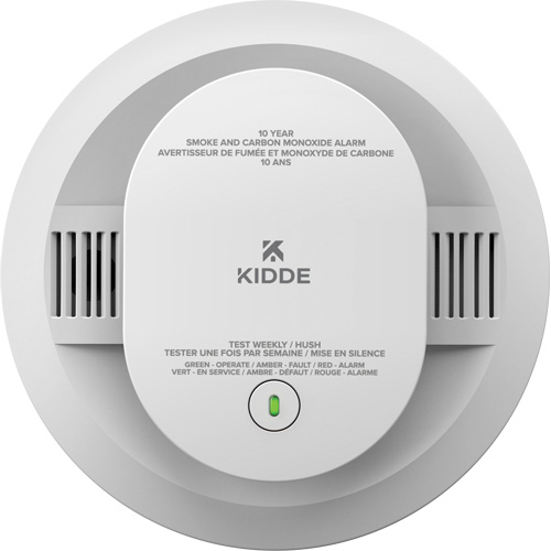 Combination Smoke & Carbon Monoxide Alarm, Battery Operated Les Fournitures Industrielles Méga