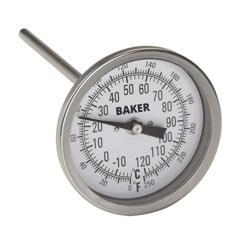 Thermom&egrave;tres bilames, Contact, Analogique, 0-250°F (-20-120°C) Les Fournitures Industrielles Méga