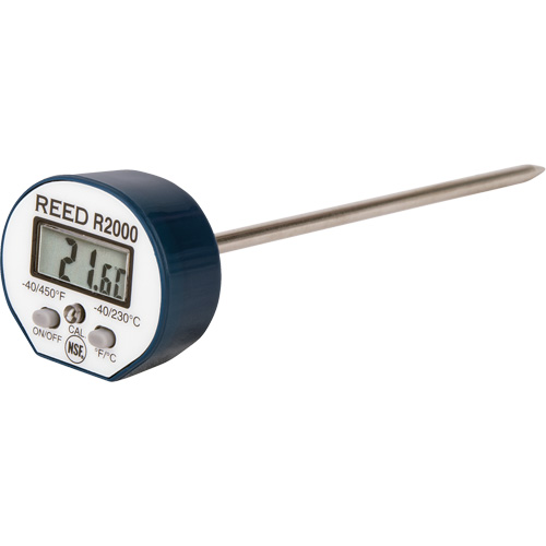 Thermom&egrave;tre, Contact, Num&eacute;rique, -40-450°F (-40-230°C) Les Fournitures Industrielles Méga