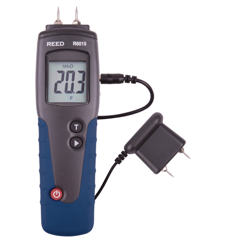 Wood Moisture Meter with Calibration Certificate, 6-99% Moisture Range, -31°-176°F (-35°-80°C) Temperature Range Les Fournitures Industrielles Méga