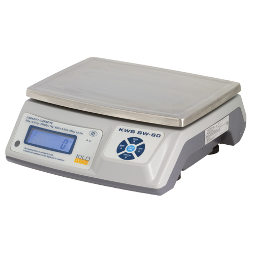 Electronic Digital Weighing Scales, 30 lbs. / 15 kg Cap., 0.001 lbs. / 0.005 kg Graduations Les Fournitures Industrielles Méga