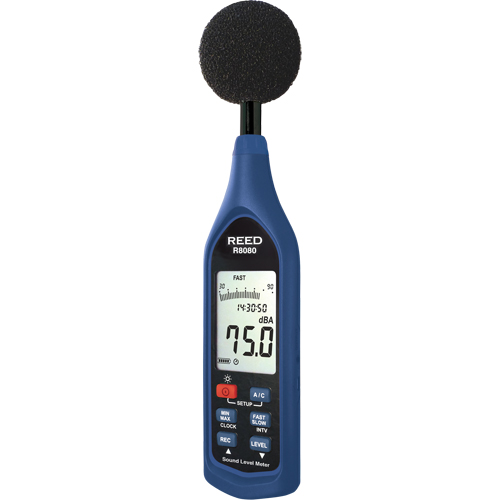 Sonom&egrave;tre/enregistreur avec certificat de calibration Les Fournitures Industrielles Méga