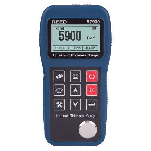 Jauge d'&eacute;paisseur ultrasonique avec certificat de calibration, Affichage Num&eacute;rique, Ultrason, gamme de 0,03" - 15,7" (0,65 mm - 400 mm) Les Fournitures Industrielles Méga