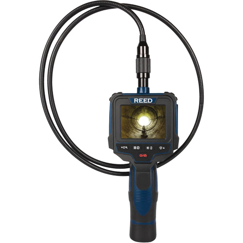 Cam&eacute;ra d'inspection endoscope enregistrable, 2,5" Affichage, 640 x 480 pixels, 8 mm (0,31") T&ecirc;te de cam&eacute;ra Les Fournitures Industrielles Méga