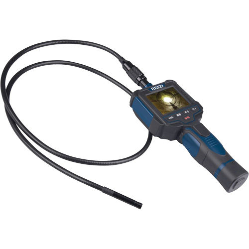 Cam&eacute;ra d'inspection endoscope enregistrable, 2,5" Affichage, 640 x 480 pixels, 8 mm (0,31") T&ecirc;te de cam&eacute;ra Les Fournitures Industrielles Méga