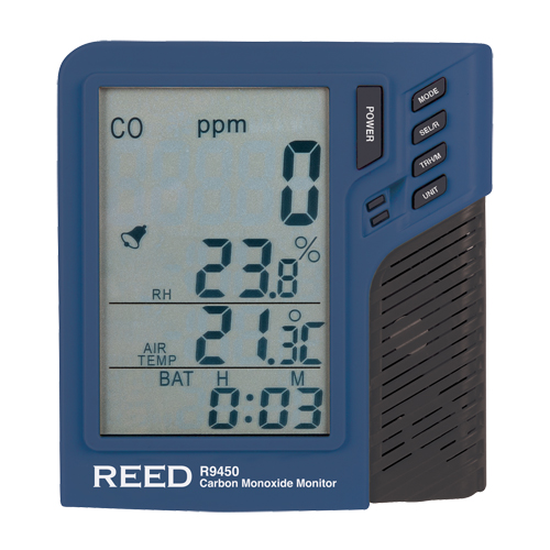 Carbon Monoxide Monitor with Temperature & Humidity  Les Fournitures Industrielles Méga
