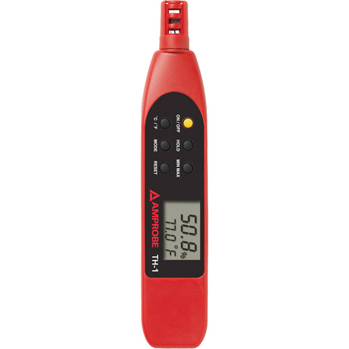 Sonde de temp&eacute;rature et d'humidit&eacute; relative TH-1, 4% - 95% HR, -4°- 122° F ( -20° - 50° C ) Les Fournitures Industrielles Méga