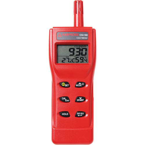 Compteur de dioxyde de carbone manuel CO2-100 Les Fournitures Industrielles Méga