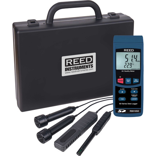 Data Logging Indoor Air Quality Meter Les Fournitures Industrielles Méga