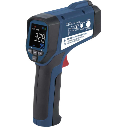 Thermom&egrave;tre &agrave; infrarouge, -26°- 2282° F (-32° - 1250° C), 50:1, &eacute;missivit&eacute; Ajustable Les Fournitures Industrielles Méga