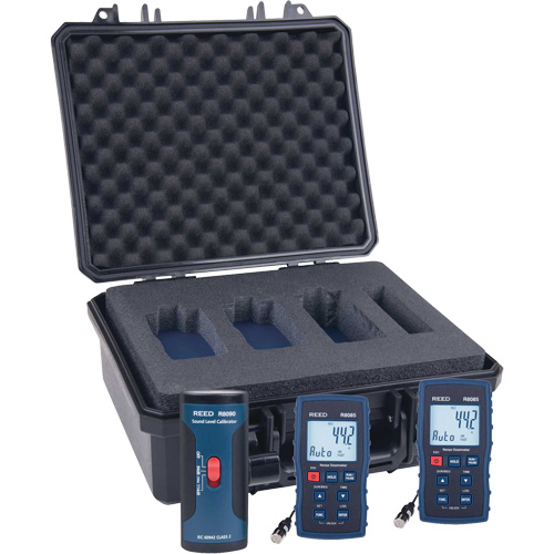 Trousse de dosim&egrave;tre de bruit, Gamme de mesure 35 - 130 dB Les Fournitures Industrielles Méga