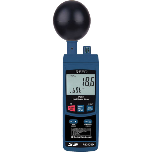 Data Logging Heat Stress Meter with Calibration Certificate Les Fournitures Industrielles Méga