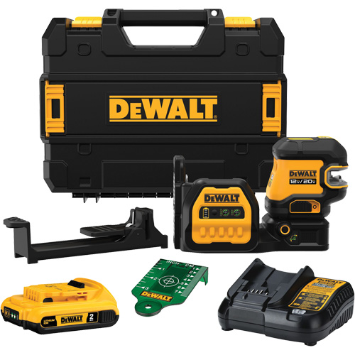 20V MAX* 5 Spot Green Line Laser Kit Les Fournitures Industrielles Méga