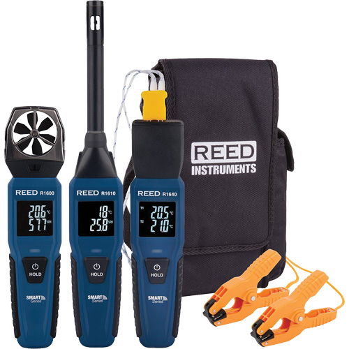 Trousse de CVCA avec enregistreur de donn&eacute;es Bluetooth de s&eacute;rie intelligente R16X0, Contact, Num&eacute;rique Les Fournitures Industrielles Méga