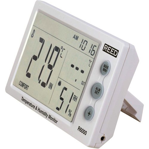 Temperature & Humidity Monitor, 20% - 95% RH Les Fournitures Industrielles Méga