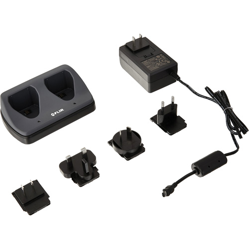 Chargeur de pile &agrave; 2 baies pour les s&eacute;ries T6xx et T1K Les Fournitures Industrielles Méga