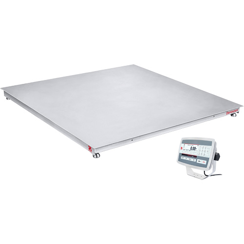 Balance de plancher lavable DEFENDER 5000, Capacit&eacute; de 2500 lb, 36" la x 36" lo Les Fournitures Industrielles Méga