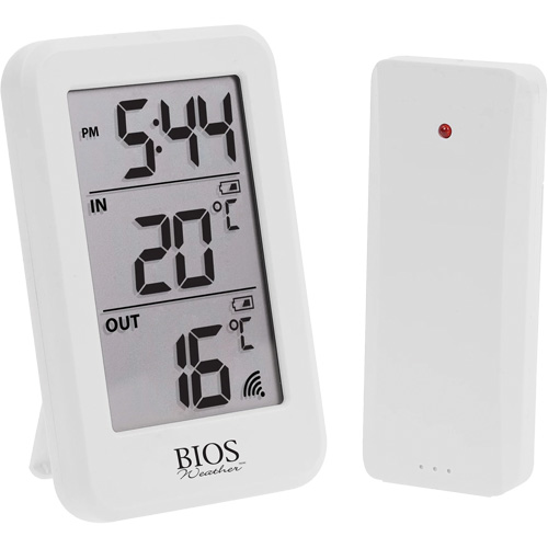 Thermom&egrave;tre sans fil int&eacute;rieur/ext&eacute;rieur, Sans contact, Num&eacute;rique, -40-158°F (-40-70°C) Les Fournitures Industrielles Méga