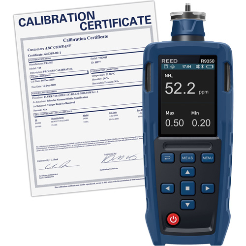 Gas Detector with Traceable Calibration Certificate Les Fournitures Industrielles Méga