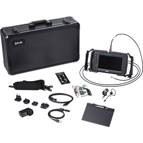 High-Performance Videoscope Kit with Dual HD Camera & Long Camera Probe, 1280" L x 720" W Display, 1024 x 600 pixels, 4.9 mm (0.19") Camera Head Les Fournitures Industrielles Méga