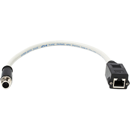 C&acirc;ble ethernet M12 &agrave; RJ45F Les Fournitures Industrielles Méga