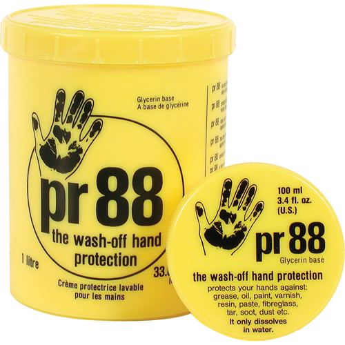 Cr&egrave;me protectrice pour la peau PR88 - La protection pour les mains, Pochette, 100 ml Les Fournitures Industrielles Méga