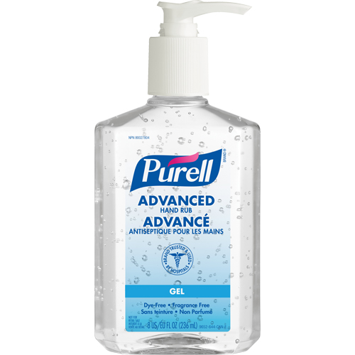 D&eacute;sinfectant pour les mains avanc&eacute;, 236 ml, Bouteille &agrave; pompe, 70 % alcool Les Fournitures Industrielles Méga