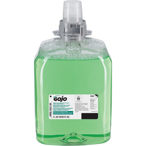 Savon pour les mains, les cheveux et le corps de luxe FMX-20, Mousse, 2000 ml, Parfum&eacute; Les Fournitures Industrielles Méga